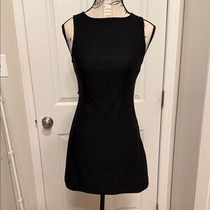 Black Dress with back tie Small New